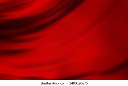 Dark Red vector background with curved lines. Colorful geometric sample with gradient lines.  The best colorful design for your business.