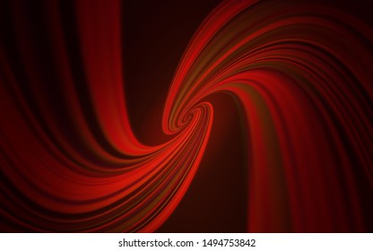 Dark Red vector background with curved lines. A shining illustration, which consists of curved lines. Abstract style for your business design.