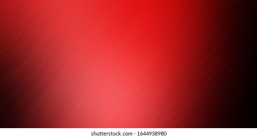 Dark Red vector background with curved lines. Colorful illustration in circular style with lines. Pattern for websites, landing pages.