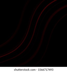 Dark Red vector background with curves. Colorful geometric sample with gradient curves.  Design for your business promotion.