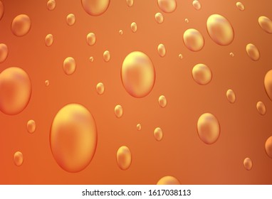 Dark Red vector background with dots. Blurred decorative design in abstract style with bubbles. The pattern can be used for aqua ad, booklets.