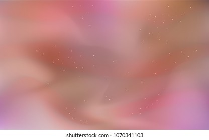 Dark Red vector background with galaxy stars. Shining colored illustration with bright astronomical stars. Pattern for futuristic ad, booklets.