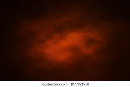 Dark Red vector background with galaxy stars. Space stars on blurred abstract background with gradient. Pattern for astrology websites.