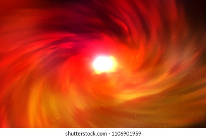 Dark Red vector background with galaxy stars. Space stars on blurred abstract background with gradient. Pattern for astronomy websites.