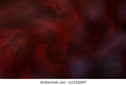 Dark Red vector background with galaxy stars. Modern abstract illustration with Big Dipper stars. Pattern for astronomy websites.