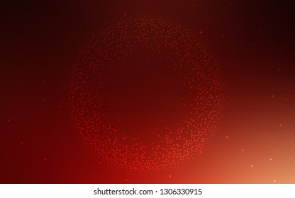 Dark Red vector background with galaxy stars. Shining illustration with sky stars on abstract template. Pattern for astrology websites.
