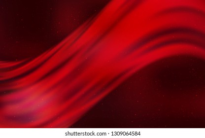 Dark Red vector background with galaxy stars. Blurred decorative design in simple style with galaxy stars. Pattern for astronomy websites.