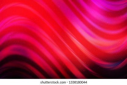 Dark Red vector background with galaxy stars. Space stars on blurred abstract background with gradient. Pattern for astrology websites.