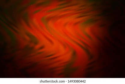 Dark Red vector background with galaxy stars. Glitter abstract illustration with colorful cosmic stars. Pattern for futuristic ad, booklets.