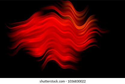 Dark Red vector background with lamp shapes. Shining illustration, which consist of blurred lines, circles. Marble design for your web site.