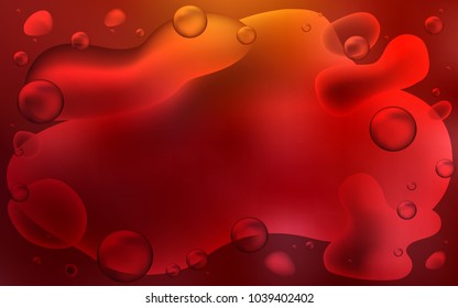 Dark Red vector background with lamp shapes. A completely new color illustration in memphis style. Brand-new design for your ads, poster, banner.