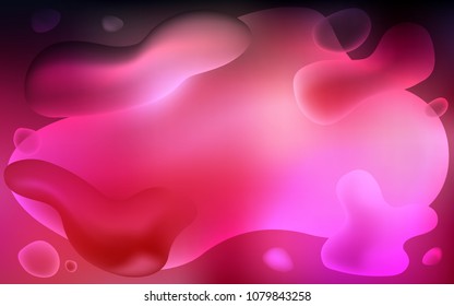 Dark Red vector background with lamp shapes. Colorful abstract illustration with gradient lines. Memphis style for your business design.