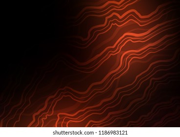 Dark Red vector background with lamp shapes. Geometric illustration in marble style with gradient.  A completely new template for your business design.