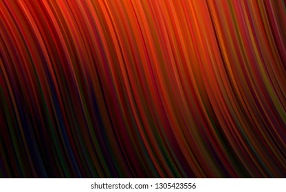 Dark Red vector background with lamp shapes. Creative illustration in halftone marble style with gradient. A completely new marble design for your business.