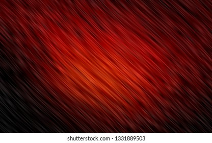 Dark Red vector background with lamp shapes. Colorful abstract illustration with gradient lines. Textured wave pattern for backgrounds.
