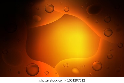 Dark Red vector background with lava shapes. Colorful abstract illustration with gradient lines. Pattern for your business design.