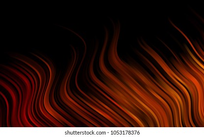 Dark Red vector background with lava shapes. Shining crooked illustration in marble style. Pattern for your business design.