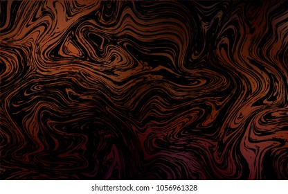 Dark Red vector background with lava shapes. An elegant bright illustration with gradient. Pattern for your business design.