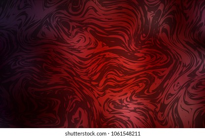Dark Red vector background with lava shapes. Blurred geometric sample with gradient bubbles.  Pattern for your business design.