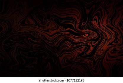 Dark Red vector background with lava shapes. A sample with blurred bubble shapes. Textured wave pattern for backgrounds.