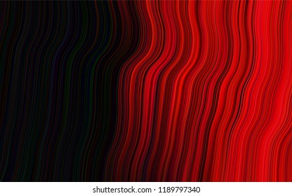 Dark Red vector background with lava shapes. A vague circumflex abstract illustration with gradient. A new texture for your  ad, booklets, leaflets.