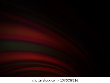Dark Red vector background with lava shapes. Glitter abstract illustration with wry lines. A completely new marble design for your business.