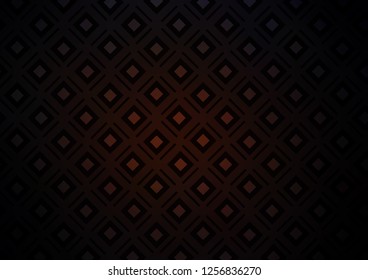 Dark Red vector background with lines, rhombuses. Colorful lines, squares on abstract background with gradient. Backdrop for TV commercials.