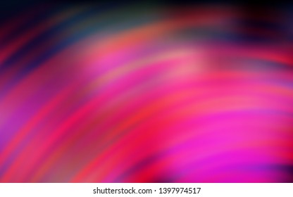 Dark Red vector background with lines. Glitter abstract illustration with wry lines. New composition for your brand book.