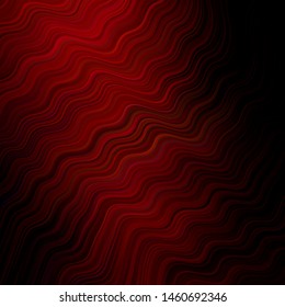 Dark Red vector background with lines. Geometric illustration in abstract style with gradient.  New composition for your brand book.