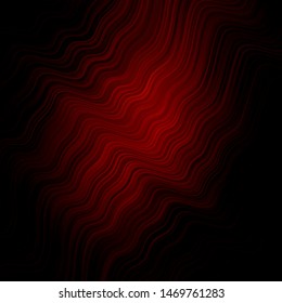 Dark Red vector background with lines. Colorful illustration in simple style with gradient. A completely new template for your design.