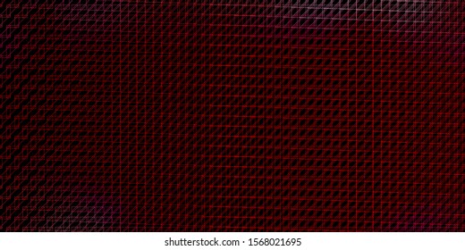 Dark Red vector background with lines. Geometric abstract illustration with blurred lines. Pattern for websites, landing pages.