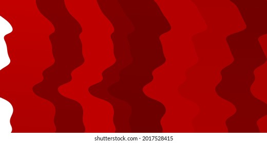 Dark Red vector background with lines. Bright illustration with gradient circular arcs. Pattern for websites, landing pages.