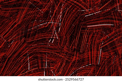 Dark Red vector background with lines. A sample with colorful lines, shapes. Business design for posters, banners.