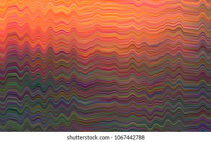 Dark Red vector background with liquid shapes. A vague circumflex abstract illustration with gradient. The best blurred design for your business.