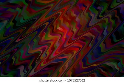 Dark Red vector background with liquid shapes. A completely new color illustration in marble style. Marble design for your web site.