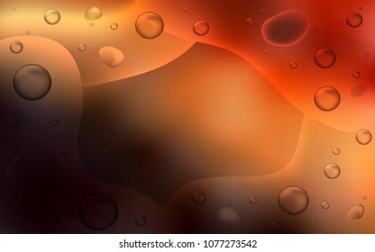 Dark Red vector background with liquid shapes. Modern gradient abstract illustration with bandy lines. Memphis design for your web site.