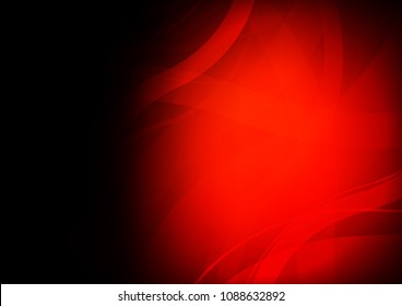 Dark Red vector background with liquid shapes. Blurred geometric sample with gradient bubbles.  Pattern for your business design.