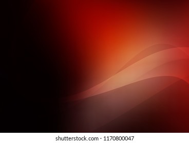 Dark Red vector background with liquid shapes. Creative illustration with gradient. Pattern for your business design.
