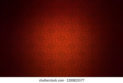 Dark Red vector background with liquid shapes. Shining illustration, which consist of blurred lines, circles. A completely new template for your business design.