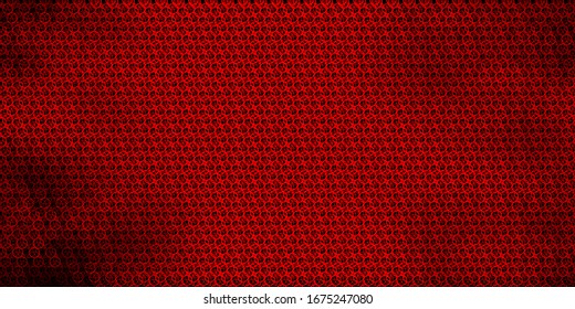Dark Red vector background with occult symbols. Colorful mystic symbols with a gradient in ancient style. Design for magic, spiritual events.