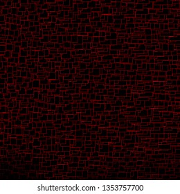 Dark Red vector background in polygonal style. Rectangles with colorful gradient on abstract background. Design for your business promotion.