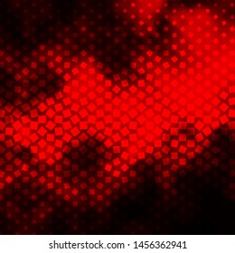 Dark Red vector background in polygonal style. Rectangles with colorful gradient on abstract background. Template for cellphones.