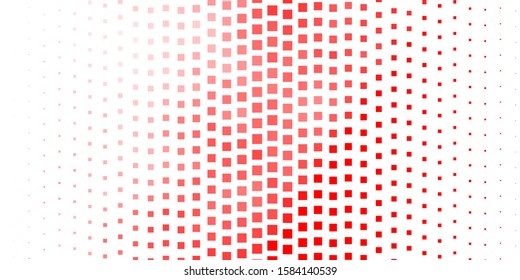 Dark Red vector background in polygonal style. Colorful illustration with gradient rectangles and squares. Modern template for your landing page.