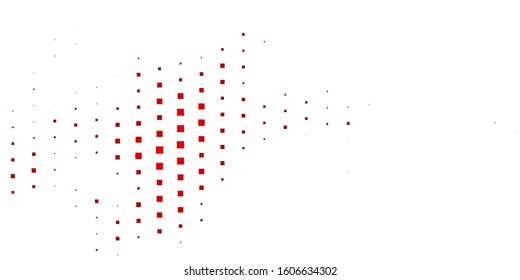 Dark Red vector background in polygonal style. Abstract gradient illustration with rectangles. Pattern for websites, landing pages.