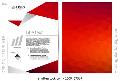 Dark Red vector  background for presentations. Web interface on abstract background with colorful gradient. Pattern can be used as a template for calendars.
