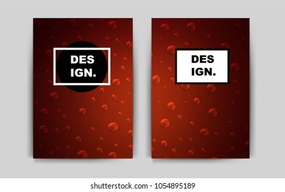 Dark Red vector background for presentations. Beautiful colored sample in A4 size. The pattern can be used for any ad, booklets.