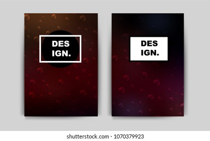 Dark Red vector background for presentations. Web interface on abstract background with colorful gradient. Completely new template for your brand book.