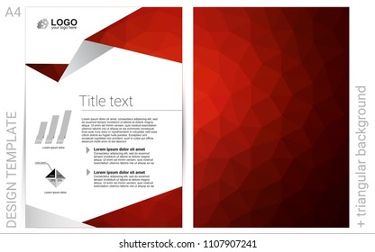 Dark Red vector  background for presentations. Blurred decorative design in abstract style with textbox. Beautiful design for cover of notepads.