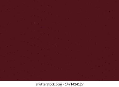 Dark Red vector background with signs of alphabet. Modern geometrical illustration with ABC english symbols. Pattern for ads, poster, banner of books.