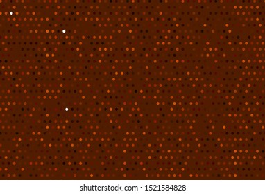 Dark Red vector background with spots. Glitter abstract illustration with blurred drops of rain. Design for your business advert.